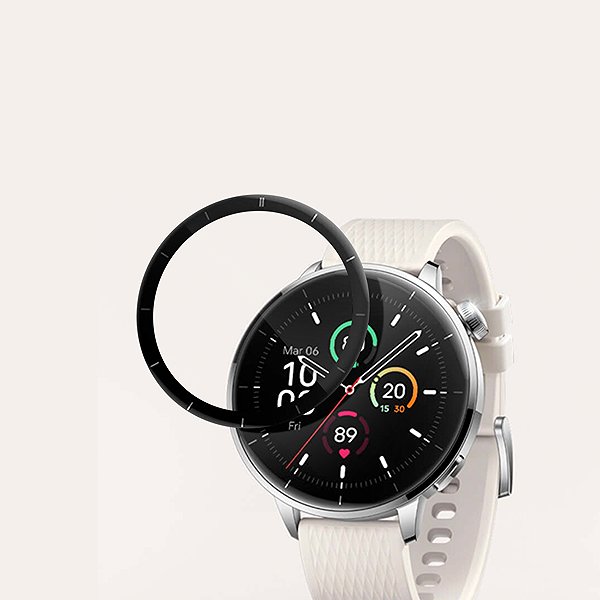 Glass Screen Protector Tempered Glass Protector for OnePlus Watch 3 43mm, water resistant ...