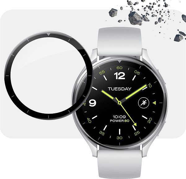 Üvegfólia Tempered Glass Protector Xiaomi Watch 2 üvegfólia - vízálló ...