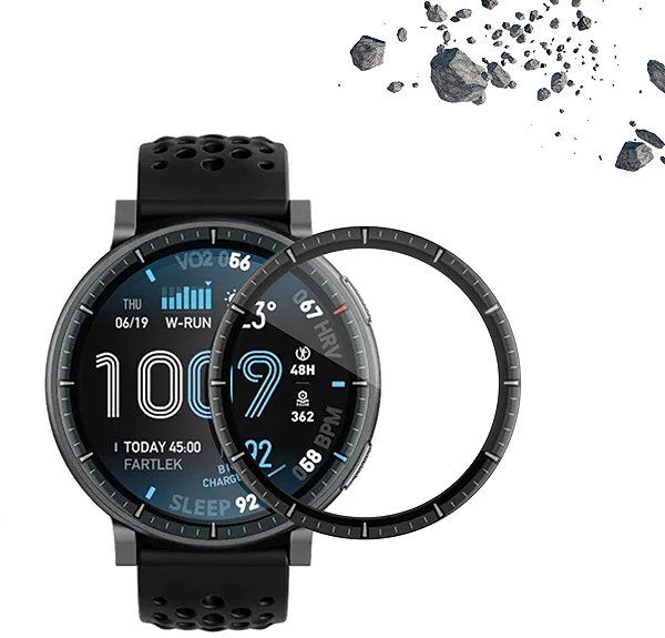Glass Screen Protector Tempered Glass Protector for Amazfit Active Max ...