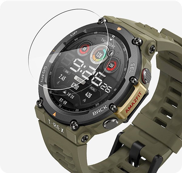 Glass Screen Protector Tempered Glass Protector for Amazfit T-Rex Ultra 2 ...