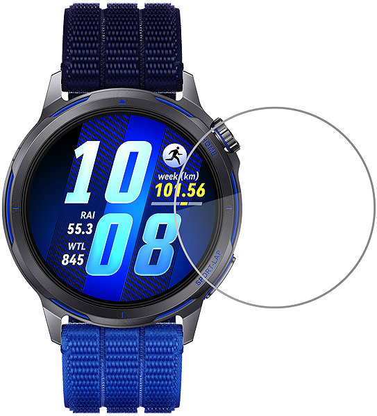Glass Screen Protector Tempered Glass Protector for Huawei Watch GT Runner 2 ...