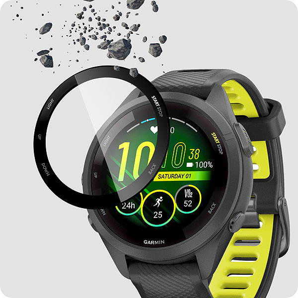 Glass Screen Protector Tempered Glass Protector for Garmin Forerunner 570 47mm ...