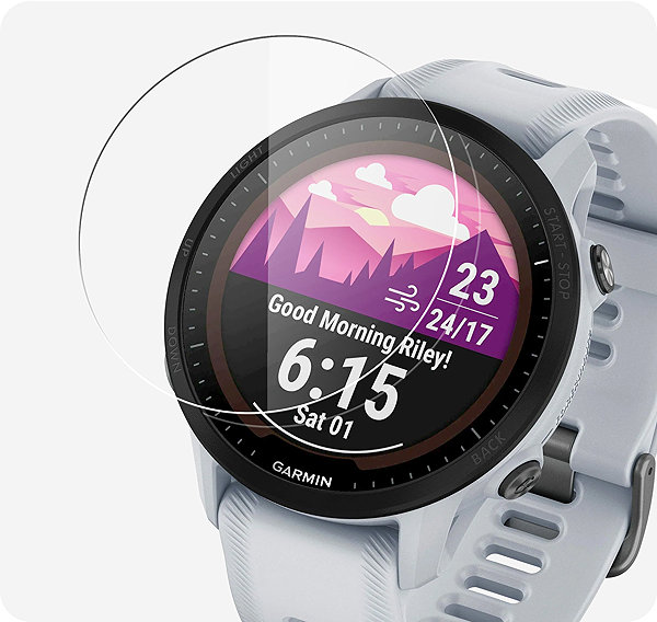 Glass Screen Protector Tempered Glass Protector for Garmin Forerunner 70 ...