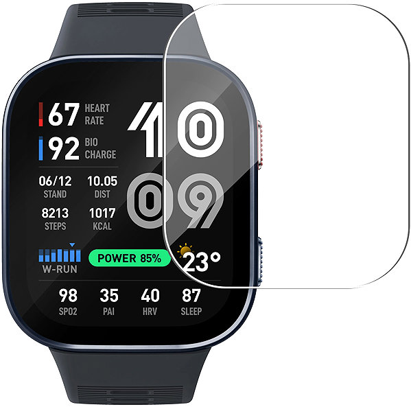 Glass Screen Protector Tempered Glass Protector for Amazfit Bip Max ...