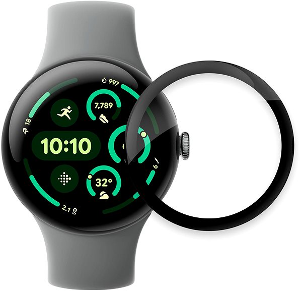 Glass Screen Protector Tempered Glass Protector for Google Pixel Watch 3 (45mm) waterproof ...