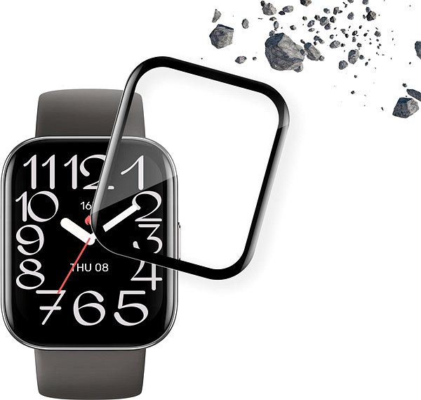 Glass Screen Protector Tempered Glass Protector for Amazfit Bip 5 Unity, Waterproof ...