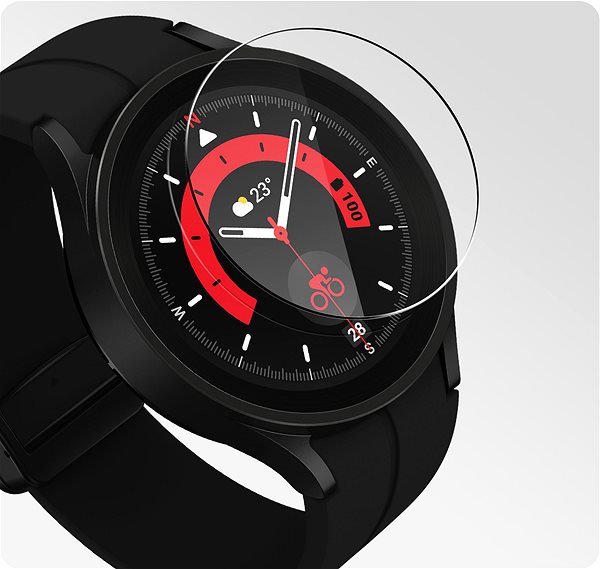 Glass Screen Protector Tempered Glass Protector for Samsung Galaxy Watch 5 Pro 45mm, water resistant ...