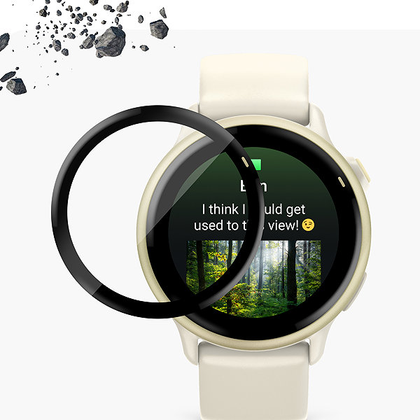 Glass Screen Protector Tempered Glass Protector for Garmin Vivoactive 6, waterproof ...