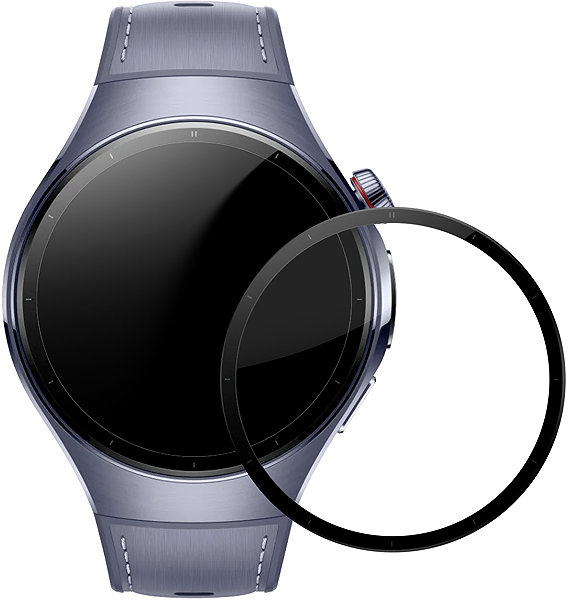 Schutzglas Tempered Glass Protector für die Huawei Watch 5 42 mm, wasserdicht ...