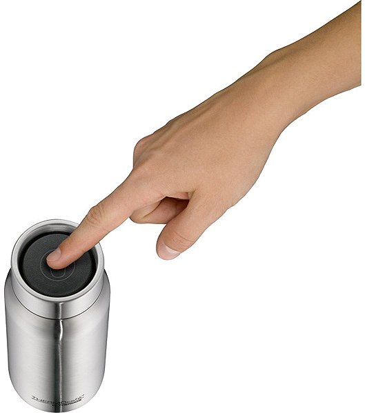 Thermotasse THERMO café by THERMOS wasserdichter Thermobecher 0,5 l, Edelstahl ...