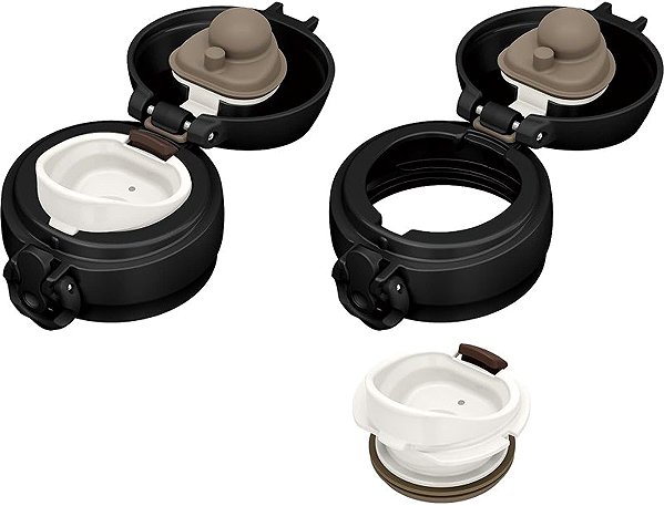 Thermotasse THERMOS mobiler Thermobecher Motion 0,5 l, Edelstahl ...
