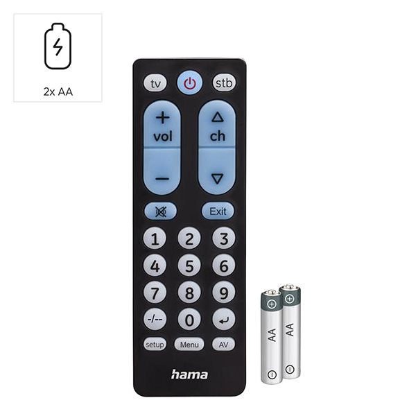Fernbedienung Hama 2in1 Big Zapper, kompakt ...