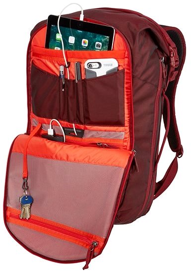 Laptop Backpack Thule Subterra TL-TSTB334EMB, Burgundy Features/technology