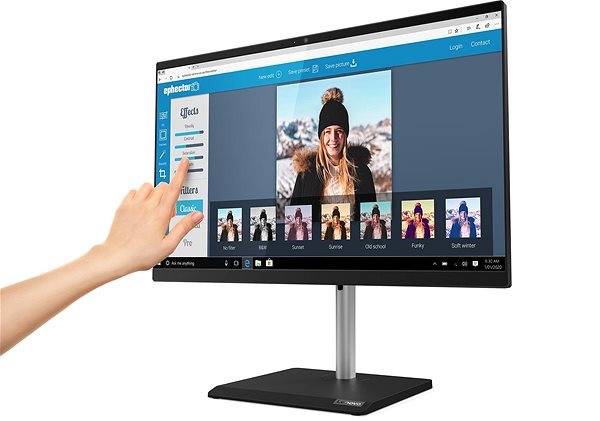 All In One PC Lenovo V50a-24IMB Raven Black Lifestyle
