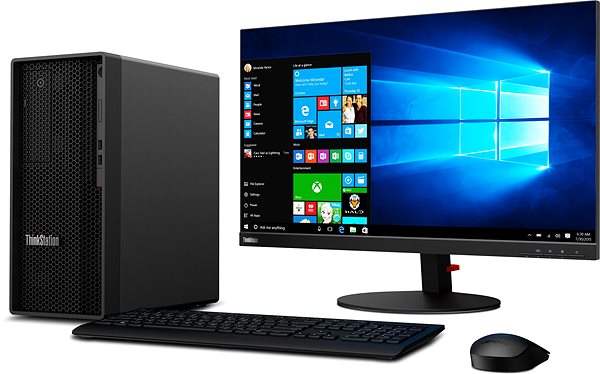 Work Station Lenovo ThinkStation P340 Tower Lifestyle