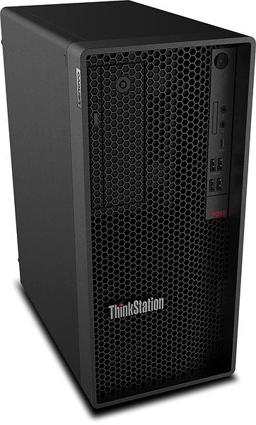 Computer Lenovo ThinkStation P340 Tower Lateral view