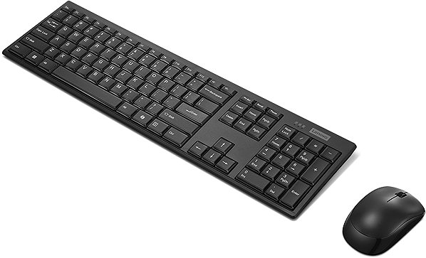 Keyboard and Mouse Set Lenovo 100 USB-A Wireless Combo - US ...