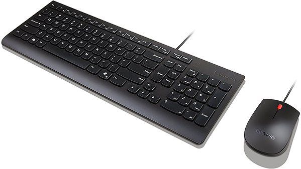 Keyboard and Mouse Set Lenovo Essential Wired Combo Keyboard and Mouse (CZ) ...