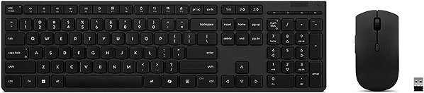 Keyboard and Mouse Set Lenovo Professional Wireless Rechargeable Combo Keyboard and Mouse - CZ/SK ...