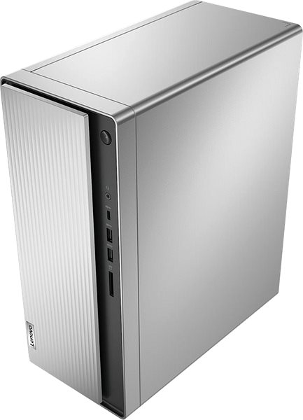 PC Lenovo IdeaCentre 5 14ACN6 Mineral Grey Seitlicher Anblick