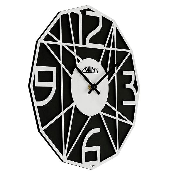 Wall Clock Glamorous Design E07P.4244.9000 Lateral view