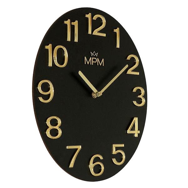 Wall Clock Timber Simplicity E07M.4222.9080 Lateral view