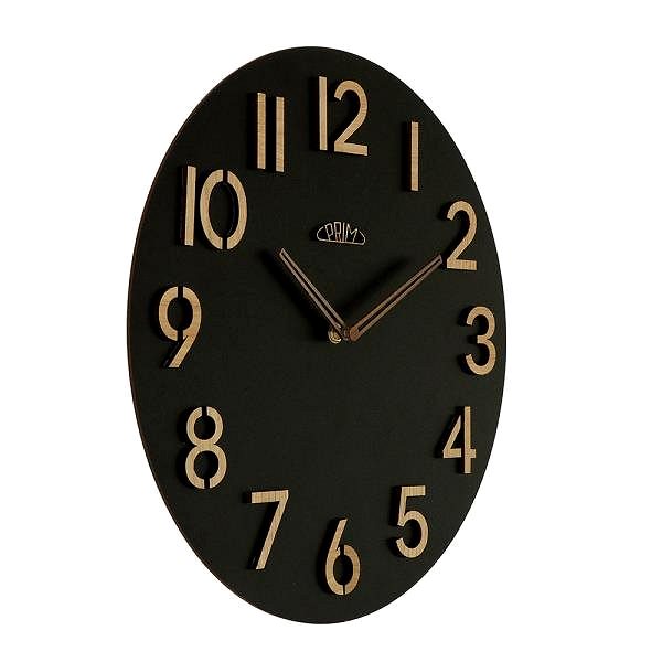 Wall Clock Combined Veneer Lateral view