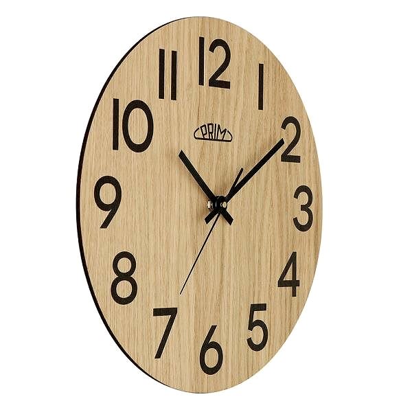 Wall Clock Genuine Veneer E07P.4245.5190 Lateral view