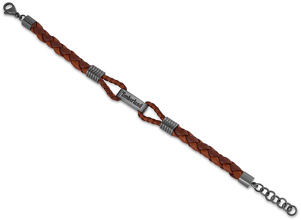 Timberland men's leather bracelet brown TDAGB0003003 .