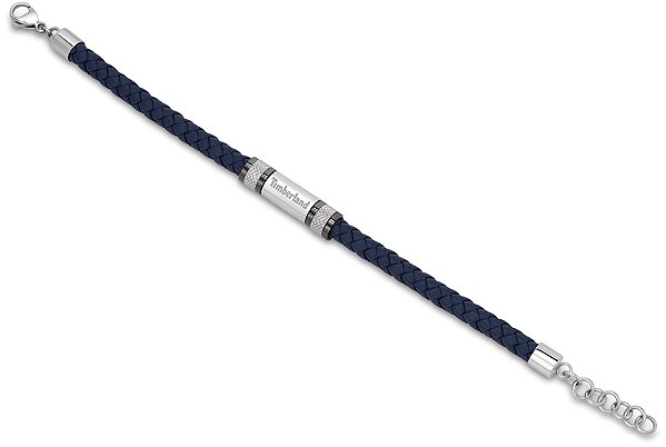 Timberland Men's Leather Bracelet Blue TDAGB0003202.
