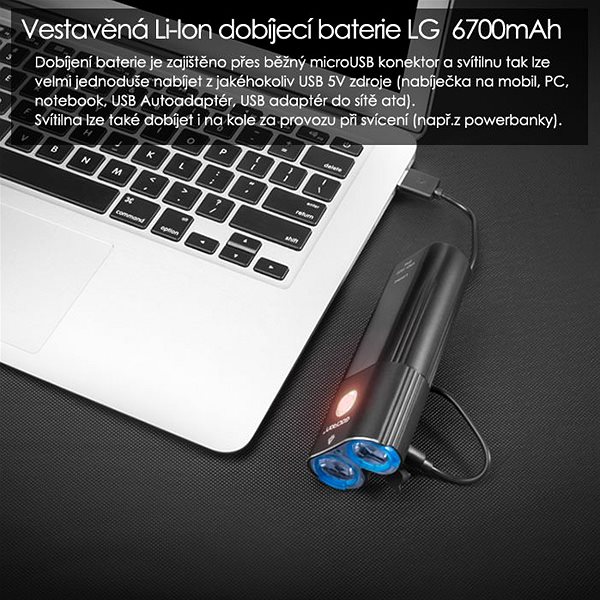 Bike Light Gaciron V9D-1800 ...
