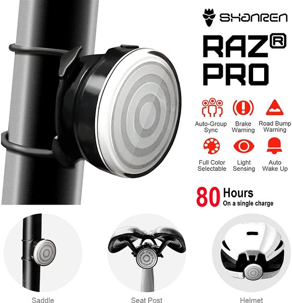 raz pro bike tail light