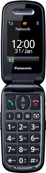 Handy Panasonic KX-TU456EXCE Blau Screen