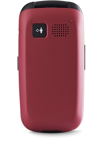 Handy Panasonic KX-TU446EXR rot Rückseite