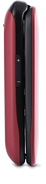 Mobile Phone Panasonic KX-TU446EXR Red Lateral view