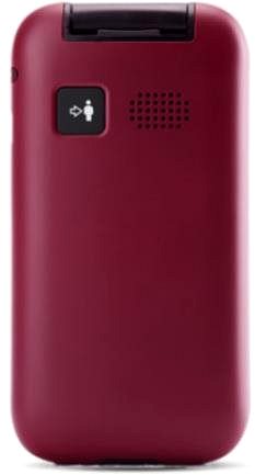 Mobiltelefon Panasonic KX-TU400EXRM piros Hátoldal