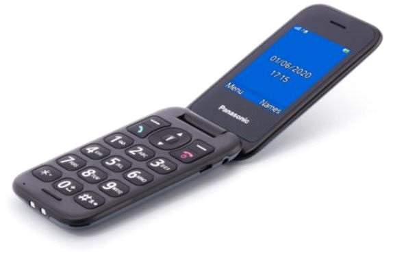 Mobilný telefón Panasonic KX-TU400EXGM sivý Lifestyle