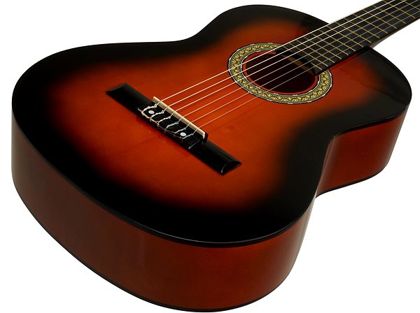Klassische Gitarre Toledo Primera Student 44-SB Bodenseite