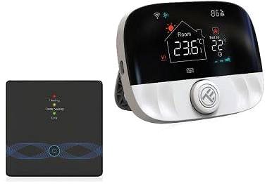 Termosztát Tellur WiFi Smart Ambient Thermostat, TSH02 Okos termosztát Fekete ...