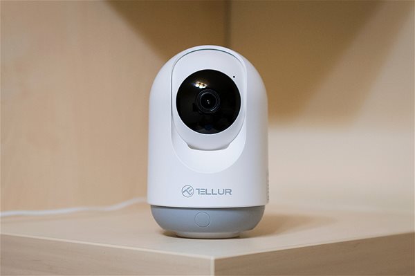Überwachungskamera Tellur WiFi Smart kamera, Pan &Tilt, 3MP, UltraHD, Weiß ...