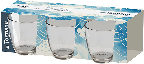 Glas Tognana Gläser 6-teiliges Set transparent 250 ml TOKYO ...