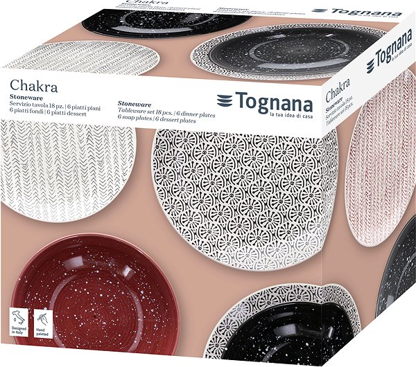 Étkészlet Tognana CHAKRA 18 db-os étkészlet ...