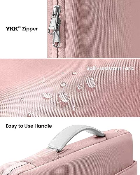 Taška na notebook tomtoc Briefcase – 14" MacBook Pro, ružová