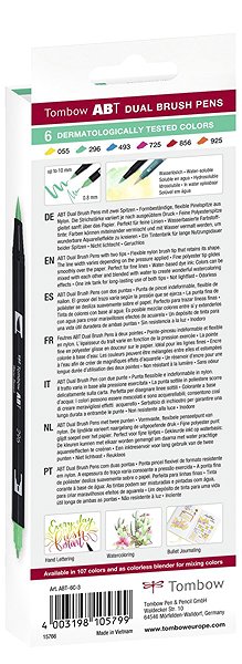 Fixy TOMBOW ABT Dermatologicaly tested oboustranné - sada 6 ks ...