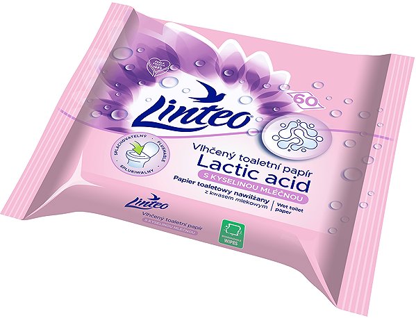 Nedves wc papír LINTEO nedves toalettpapír (60 darab) ...