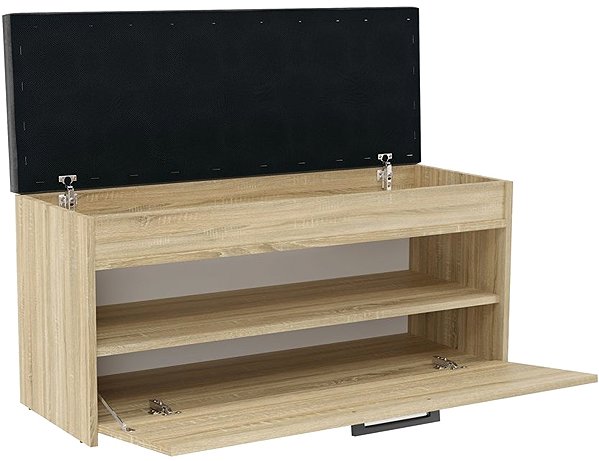 Shoe Rack TOPESHOP Shoe rack Parma Sonoma ...
