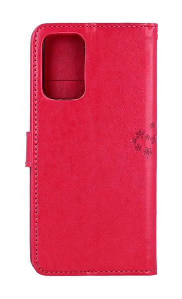 Puzdro na mobil TopQ Puzdro Xiaomi Redmi Note 12S knižkové Tmavoružový strom sovičky 106878 ...