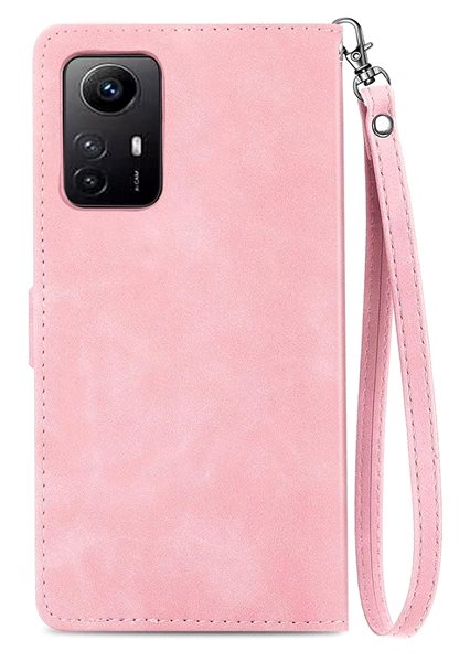 Puzdro na mobil TopQ Puzdro Xiaomi Redmi Note 12S knižkové so zipsom ružové 99928 ...