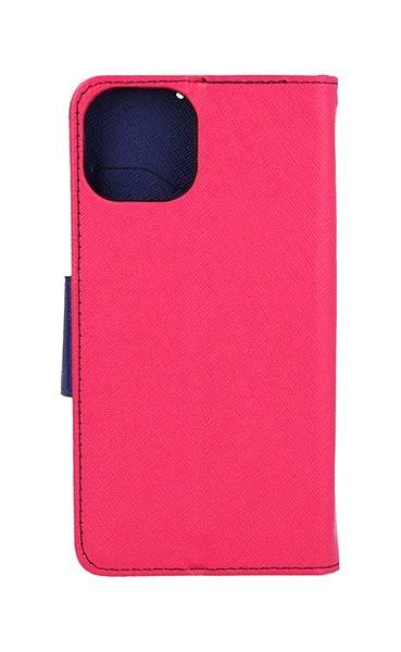 Pouzdro na mobil TopQ Pouzdro iPhone 15 knížkové růžové 105192 ...
