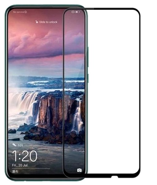Glass Screen Protector RedGlass Tempered glass Huawei P Smart Pro 5D black 106460 ...
